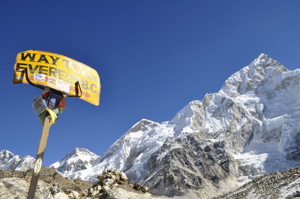 Everest base camp trek hero