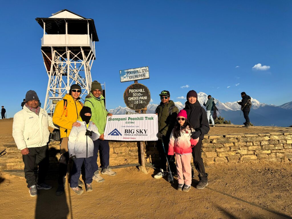Trekking in Nepal with kids Big Sky Treks Poon Hill trek
