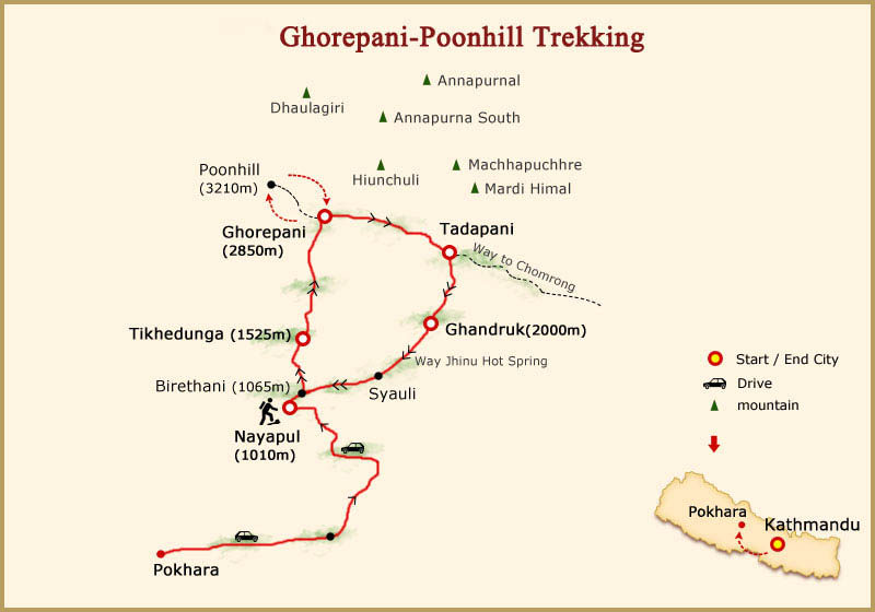 Ghorepani Poon Hill Trek Big Sky Treks Ghorepani Poon Hill Trek