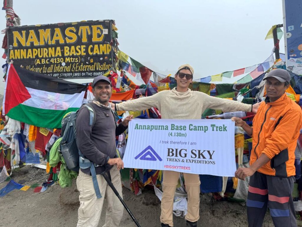 14 Days Annapurna Base Camp Trek Big Sky Treks monsoon season annapurna base camp