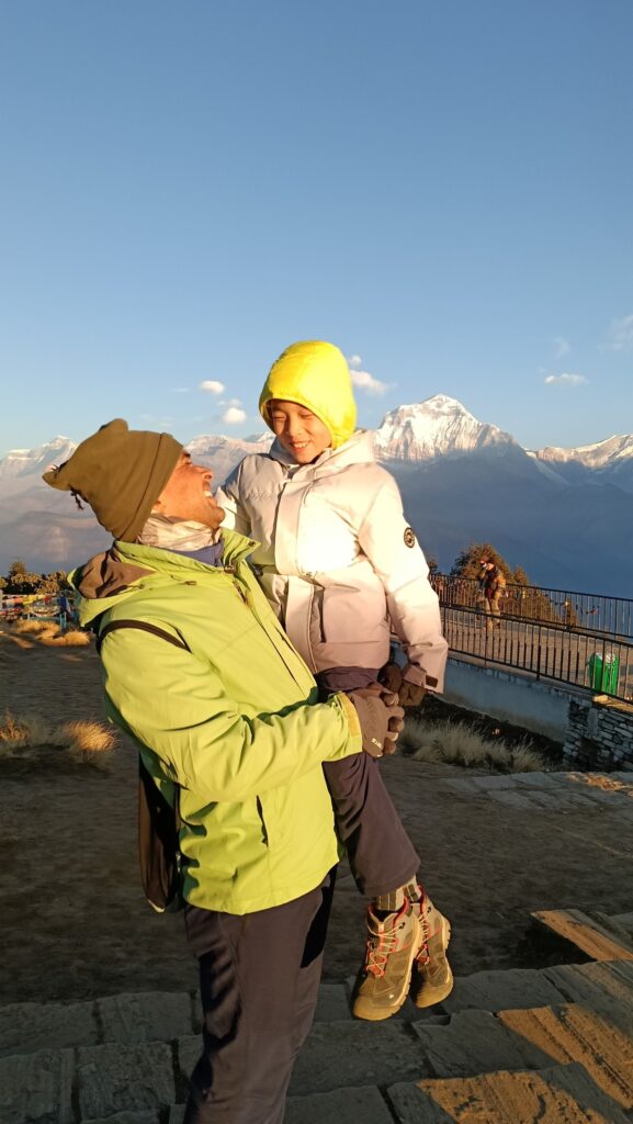 Trekking in Nepal with kids Big Sky Treks Ghorepani poon hill trek with kids