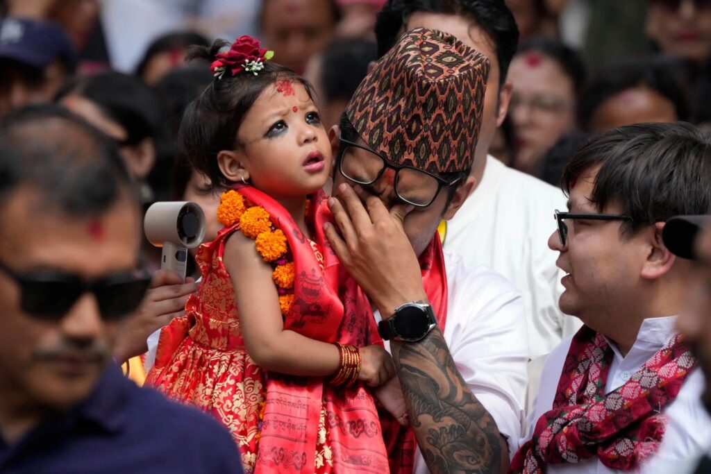 kumari father crying with kumari