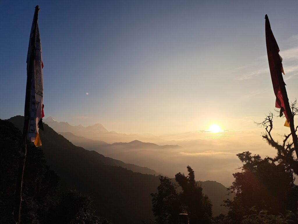 sunrise from pitam deurali