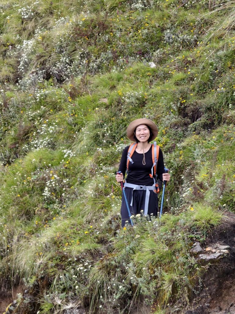 on the way to high camp mardi himal trek